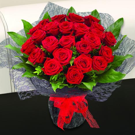 24 Red Roses  Roses Only UK