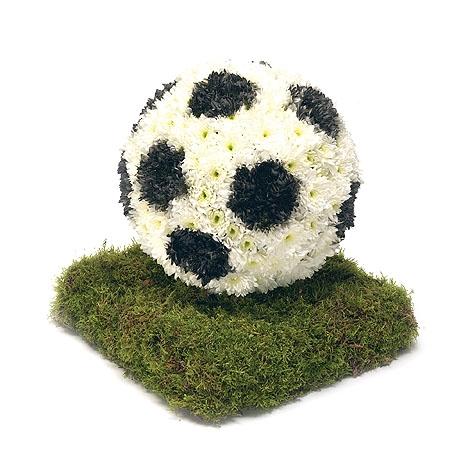 Personalised Football Funeral Tribute
